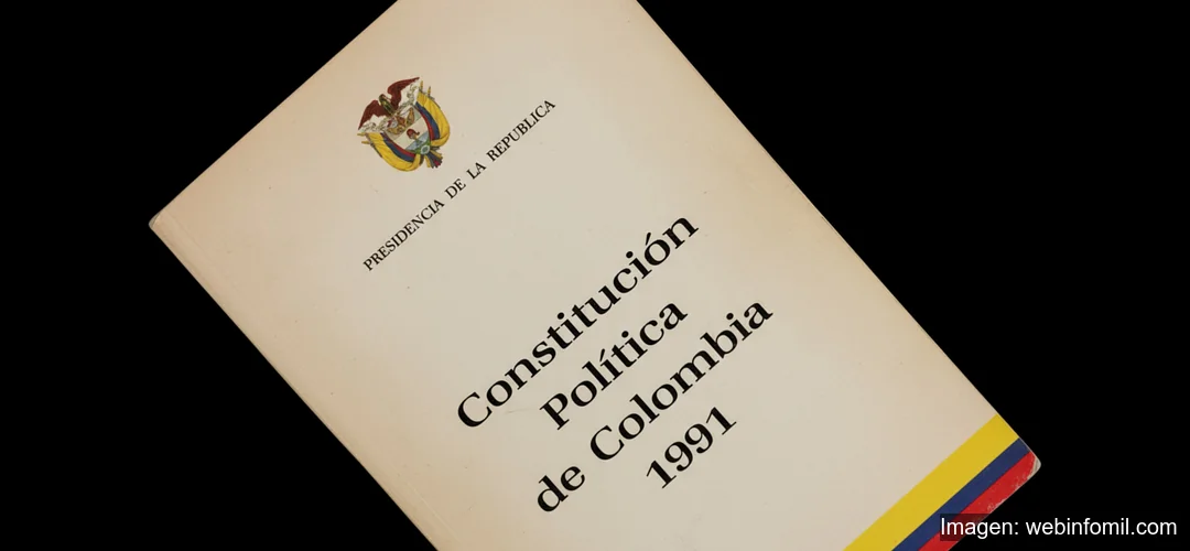 Ejemplar de la Constitución Política de Colombia de 1991