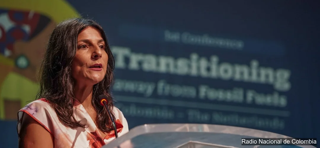 Irene Vélez habla sobre combustibles fósiles en conferencia energética